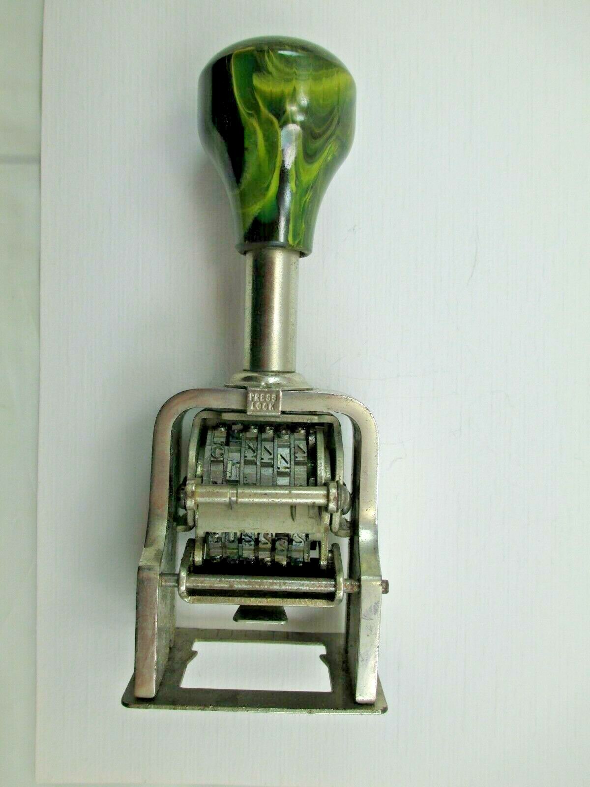 Vintage The Force Model 150 Automatic Numberer Machine Stamp 597E