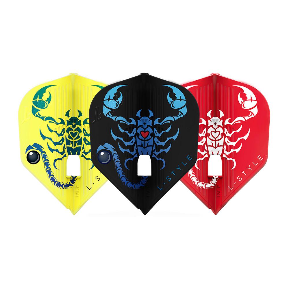 L-Style L3Pro KAMI Deta Hedman V2 Flights - Yellow/Black/Red