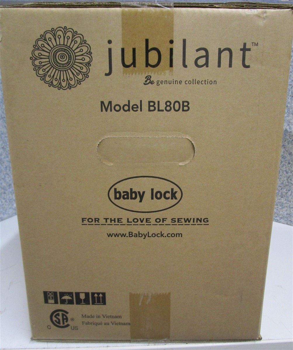 JUBILANT BL80B Sewing Machine w/ Baby Lock NEW SEALED