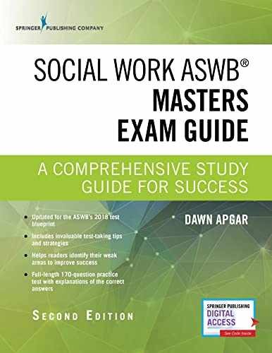 Social Work ASWB Masters Exam Guide, - Paperback, by Apgar PhD LSW - Acceptable