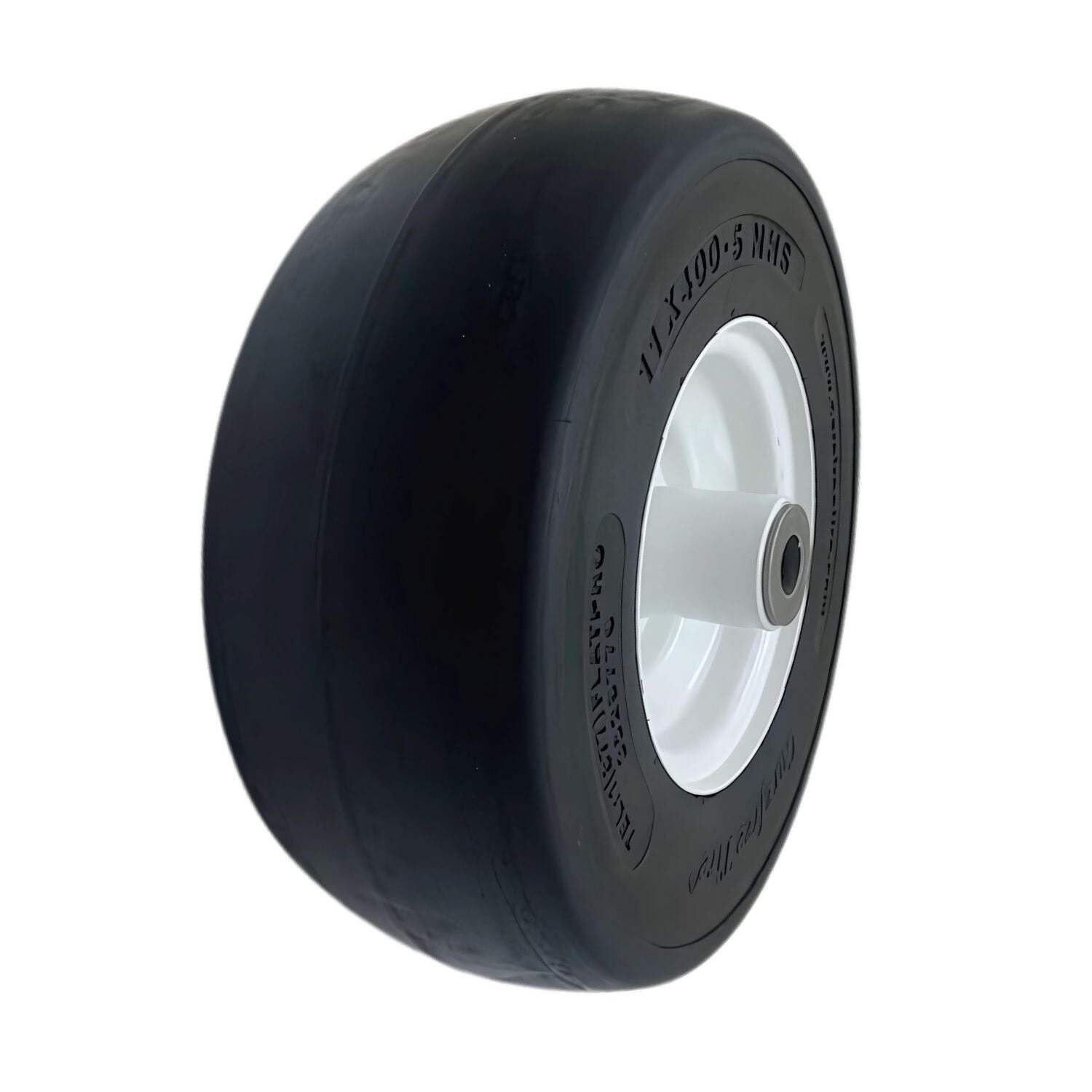 11x4.00-5 Flat Free Wheel & Tire Assembly replaces John Deere TCA20363 (Painted