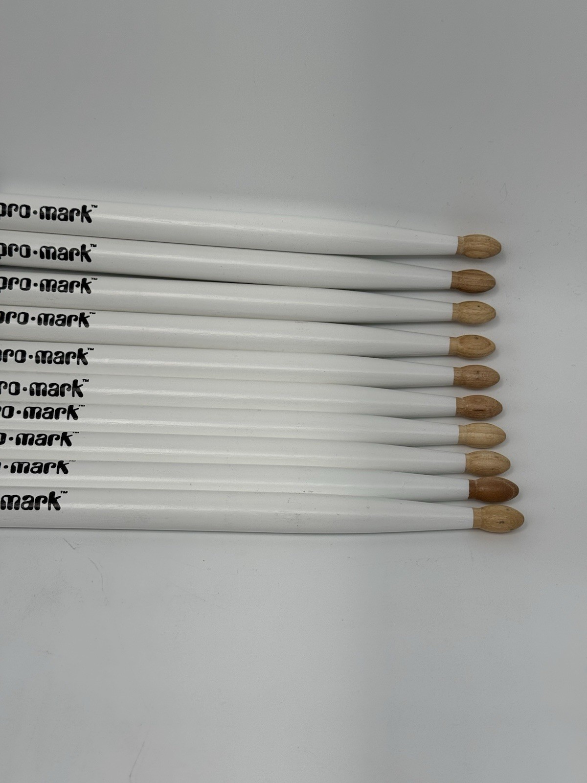 Lot Of 5 ProMark Classic Forward 5A TX5AW-White Hickory Drumstick Oval Wood Tip