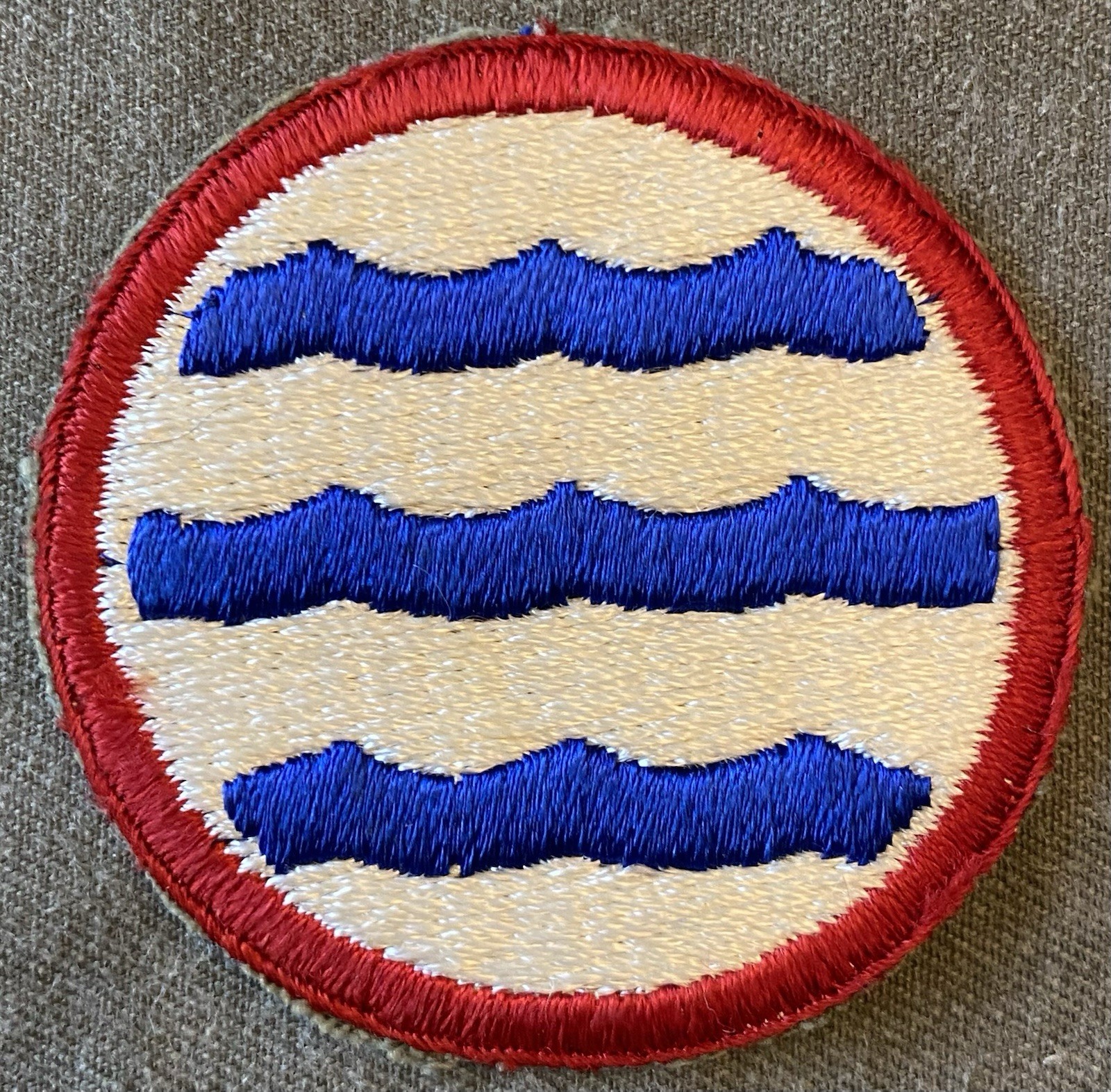Original WWII US Army Greenland Base Command Patch - SSI
