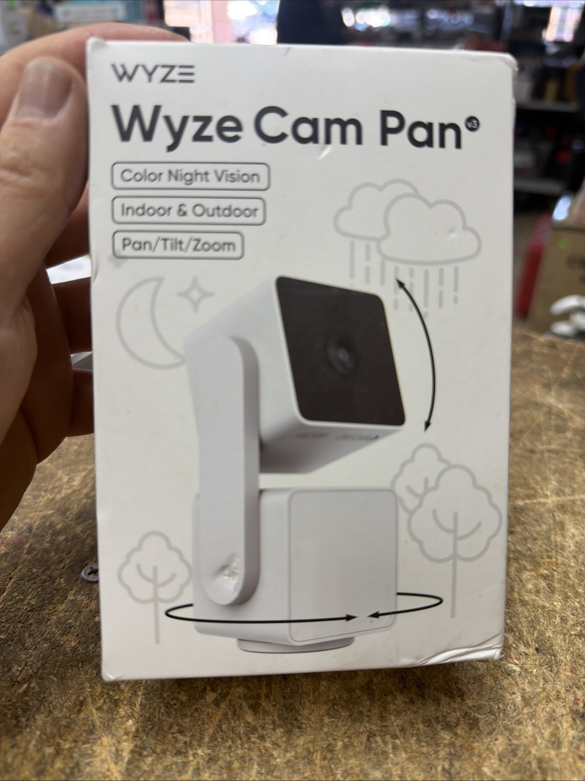 Wyze Cam Pan v3 Indoor/Outdoor Wifi Pan/Tilt/Zoom Smart Home Security Camera New