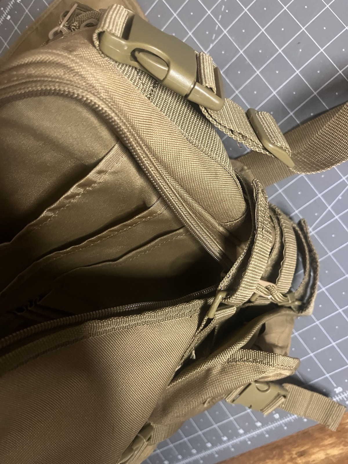 Code Alpha Tactical Gear Computer Laptop Messenger Bag TAN