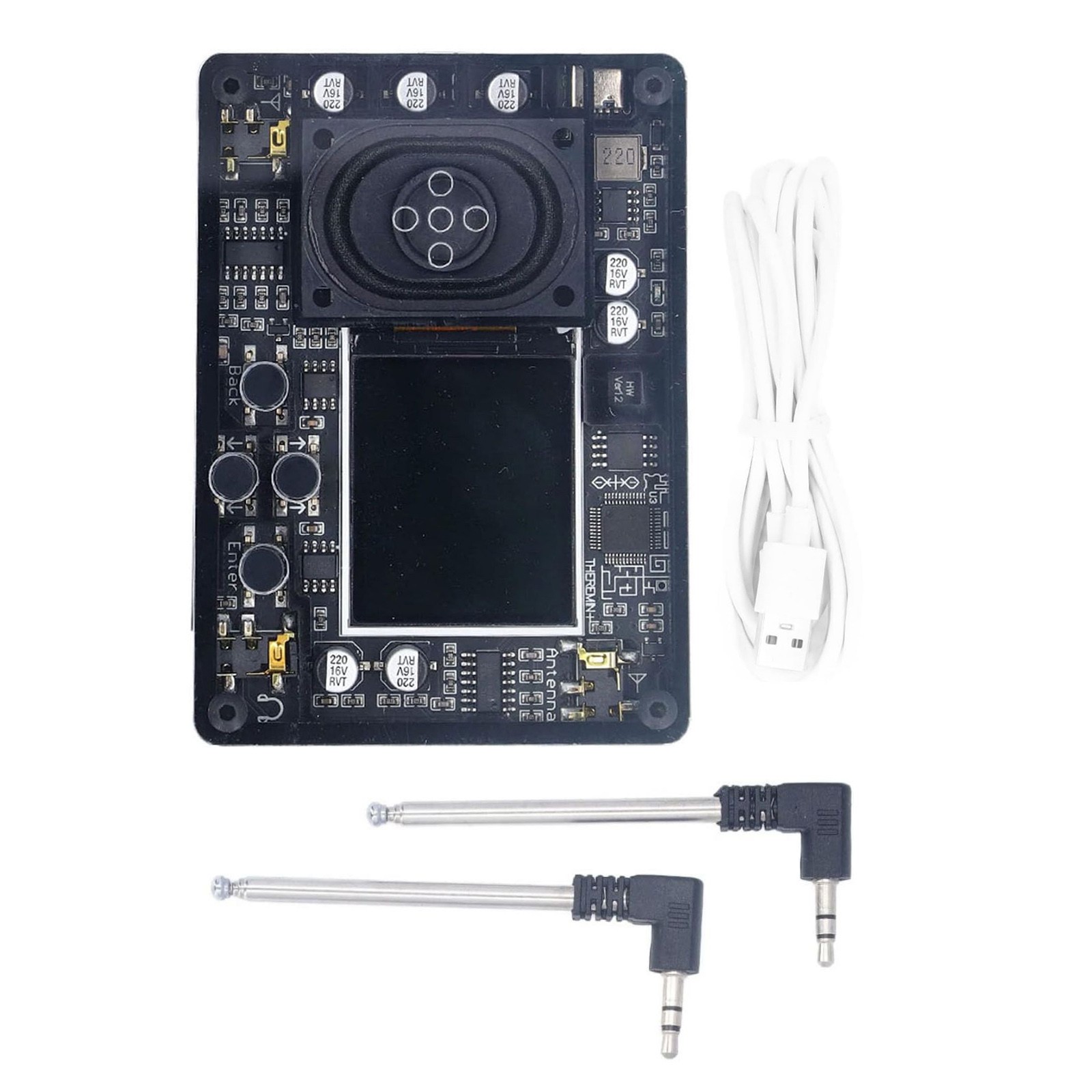 New Mini Theremin Musical Electronic Creative Instrument OLED Screen Display