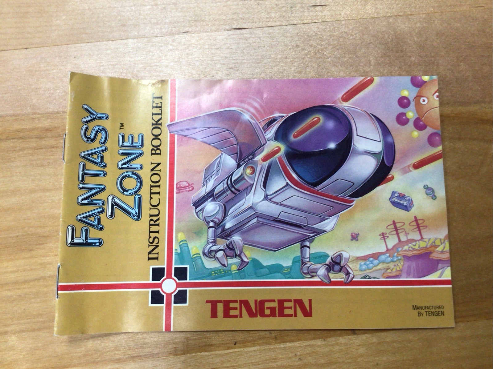 Fantasy Zone (1986) - Nintendo NES - MANUAL ONLY