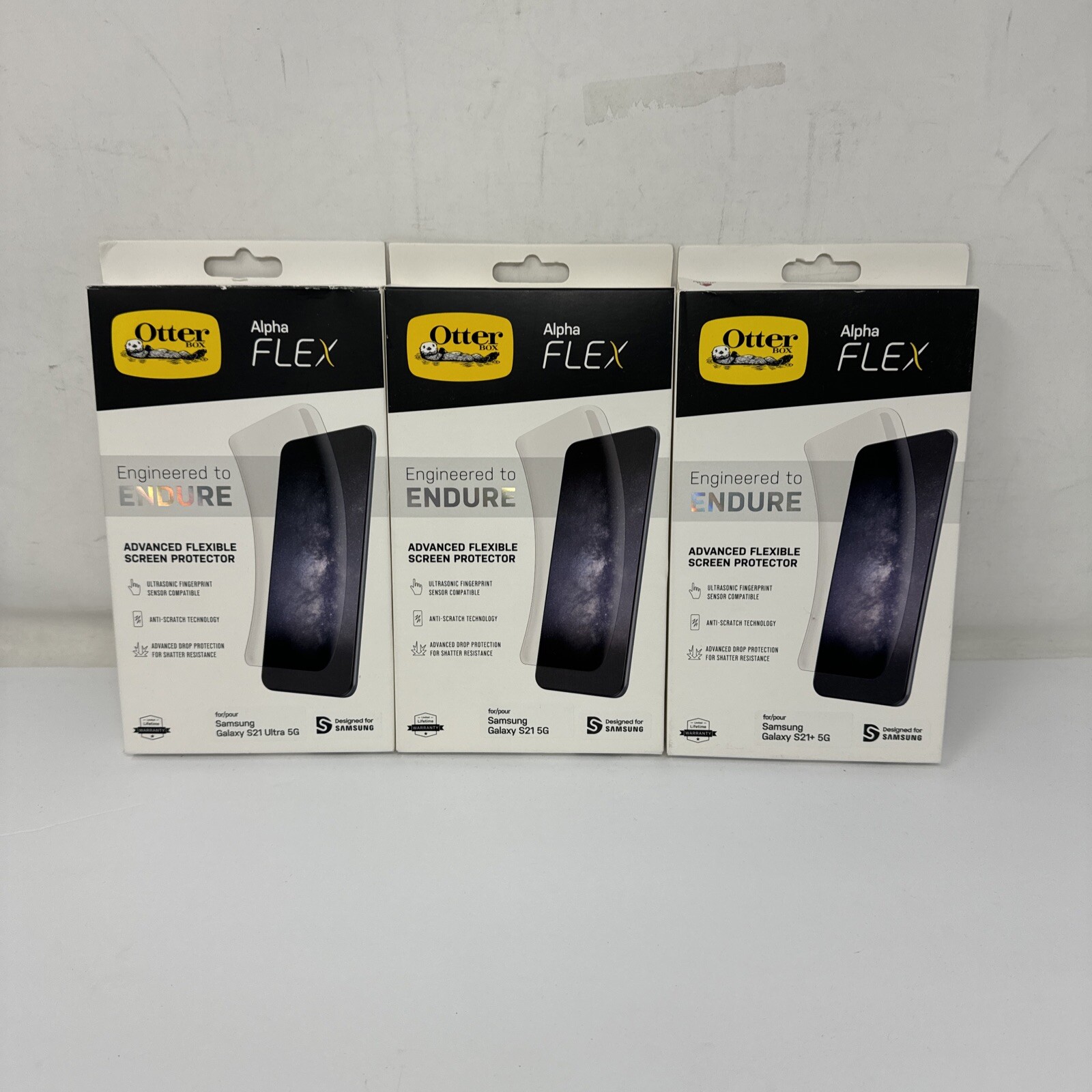 Otter Box - Alpha Flex Series Screen Protector for Samsung Galaxy S21 S21+ S21U