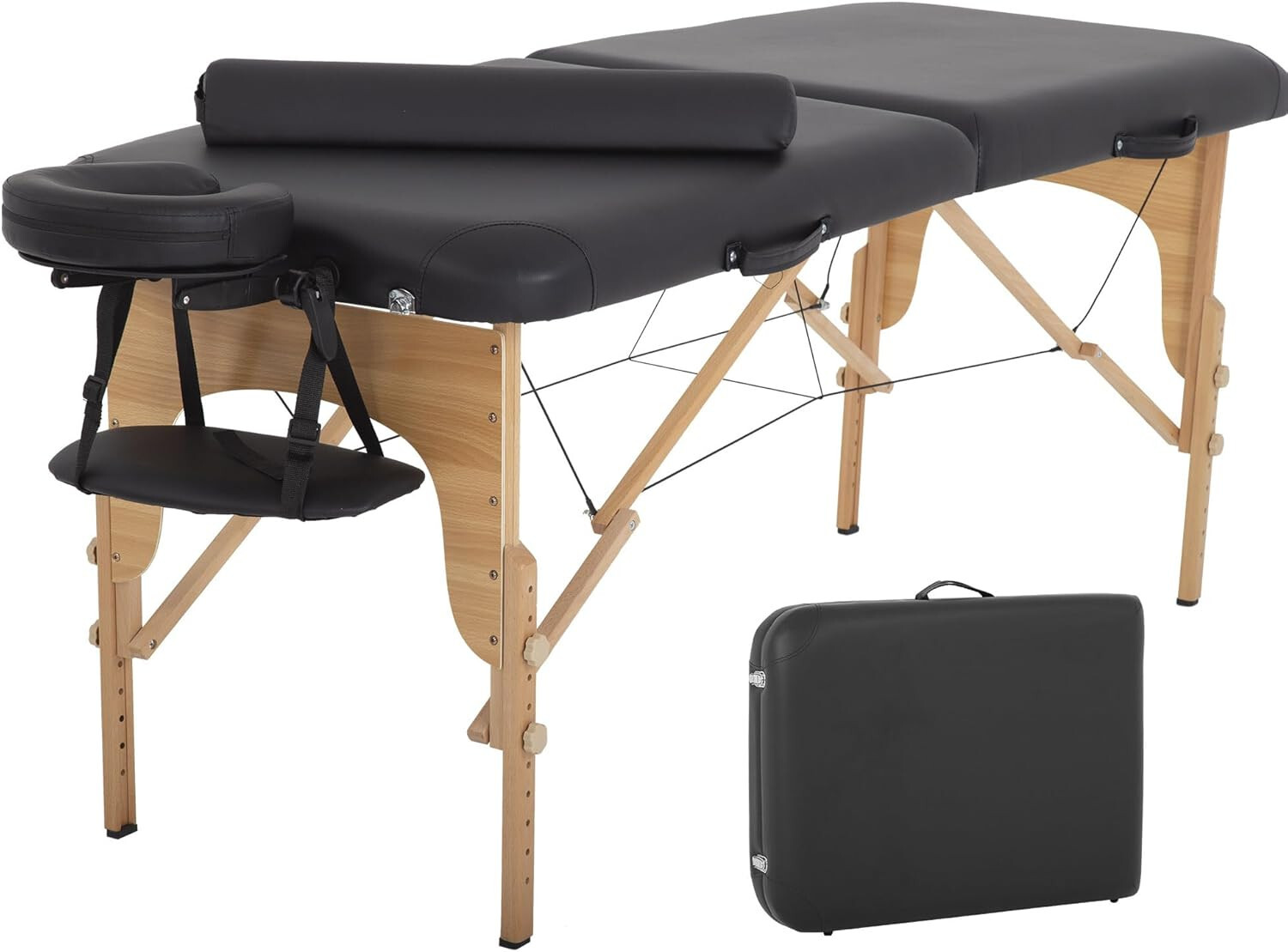 Portable Massage Table Massage Bed Spa Bed 73" L 28"W Height Adjustable Massage