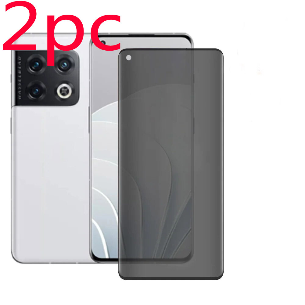 2pc 3D Curved Privacy Screen Protector Tempered Glass For Oneplus 10 11 Pro 12