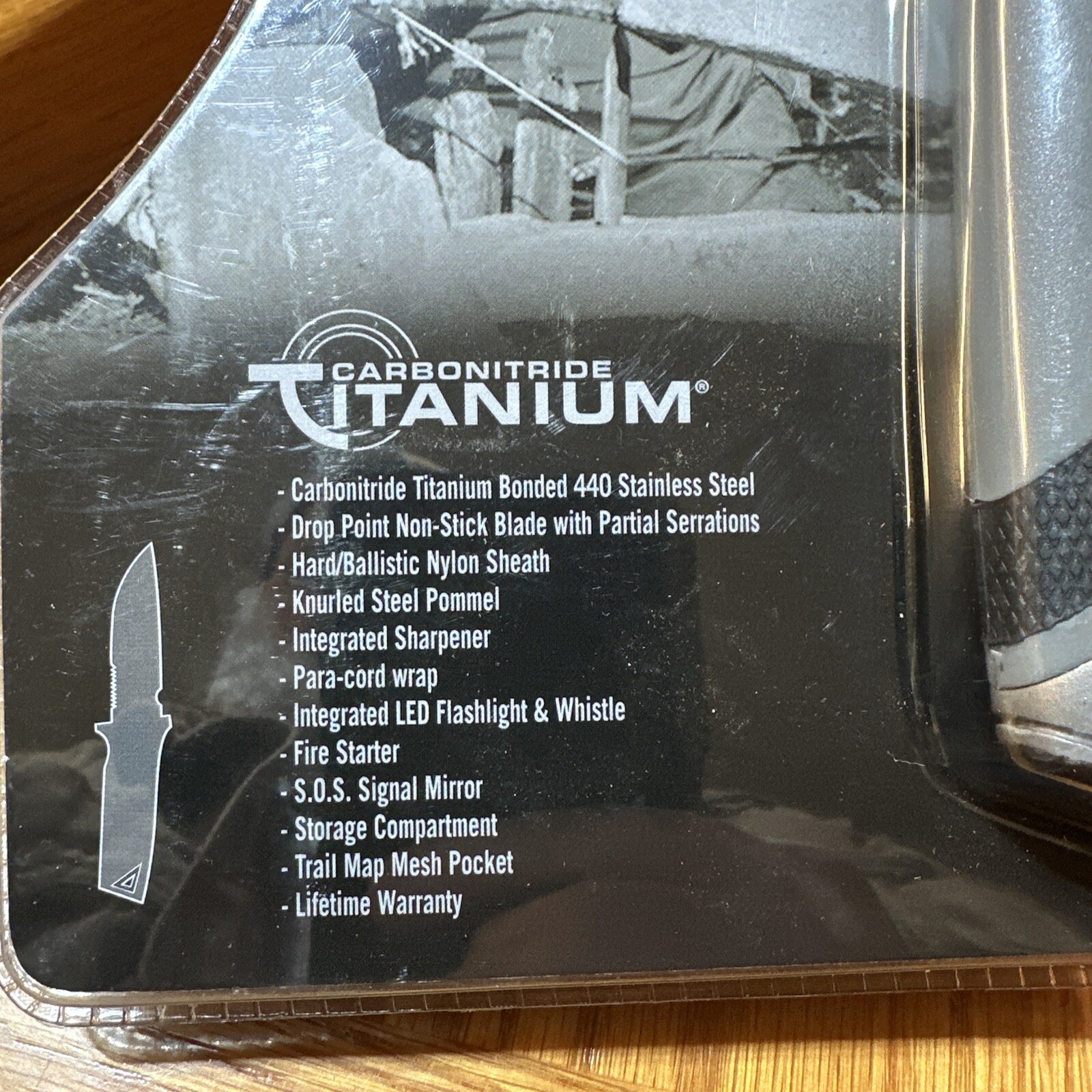 Camillus Les Stroud S.K. Mountain Ultimate Titanium Survival Knife Fixed Blade