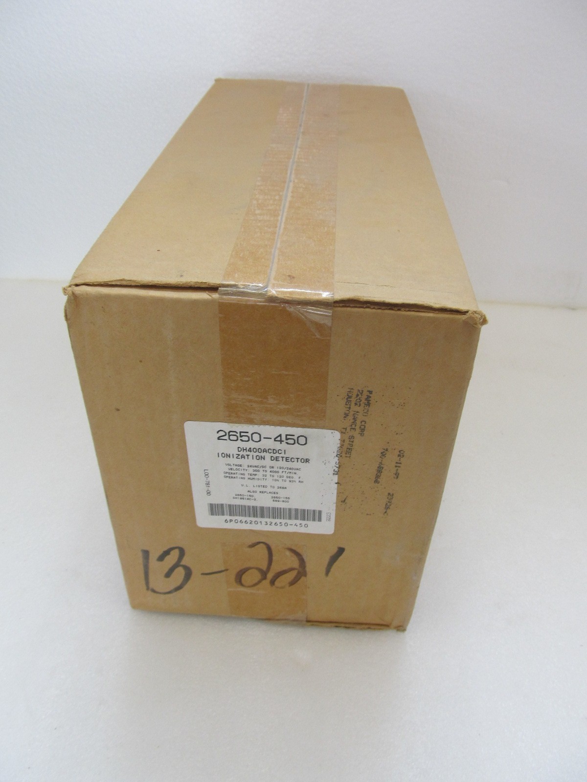 Innovair System Sensor Duct Smoke Detector DH400ACDCI 2650-450 NEW