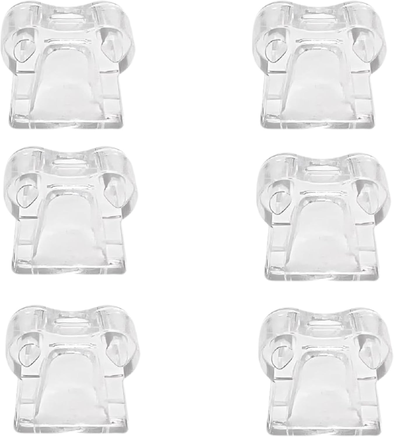 High-Quality Transparent Nailer Tips, 6 Pcs - Essential Tools for Every Workshop
