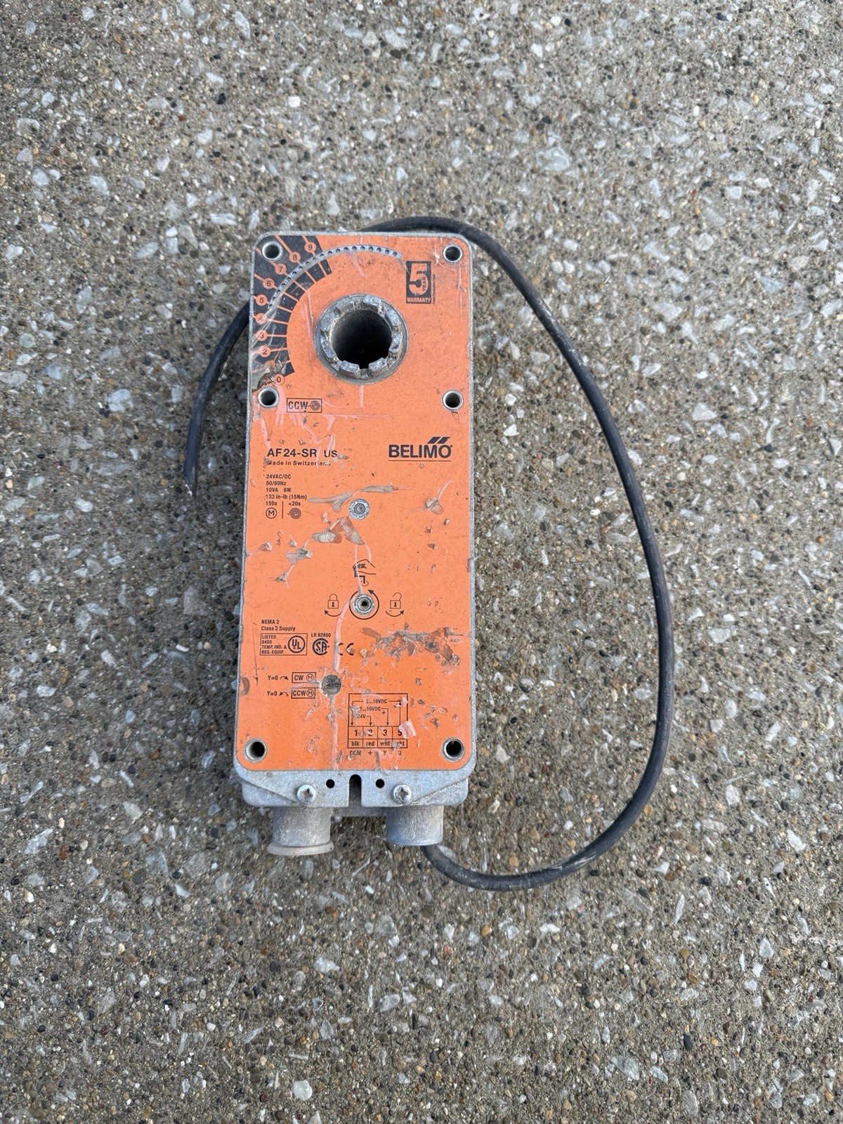 BELIMO AF24-SR US AF24SR US Spring Return Actuator 24VAC 2-10 VDC