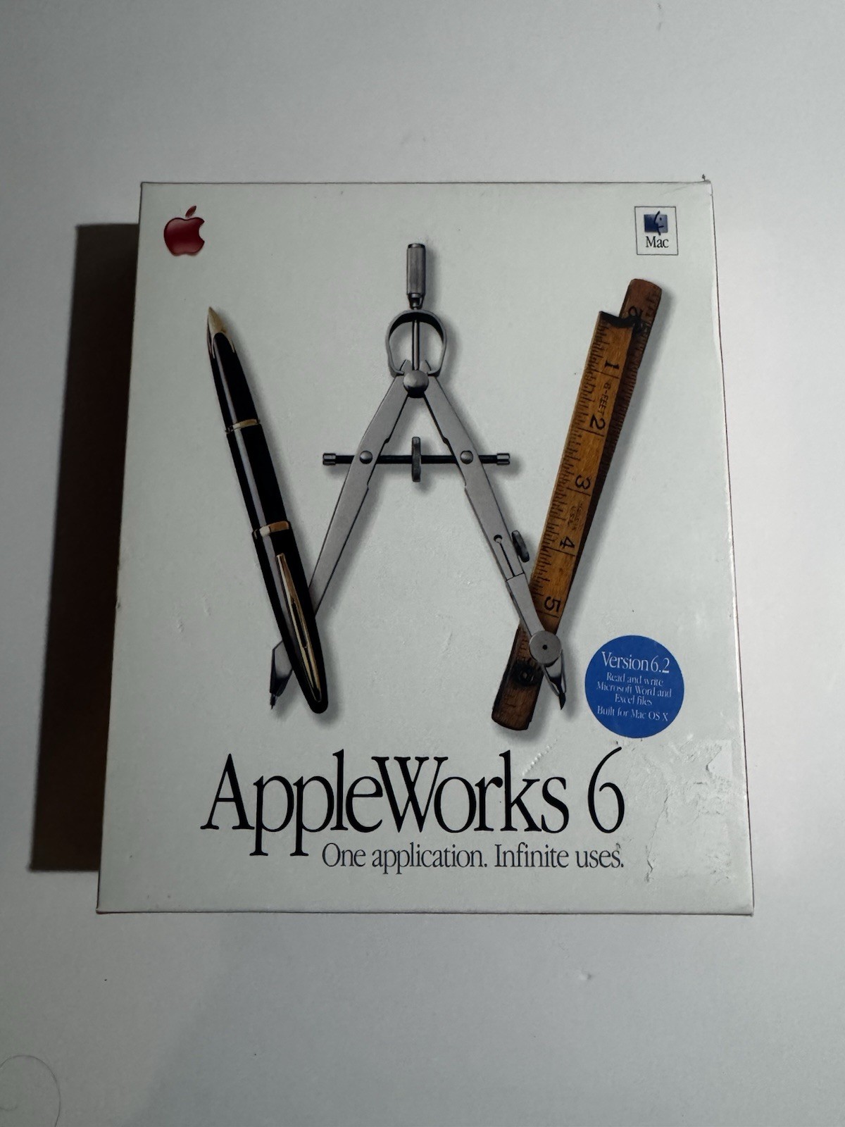 APPLEWORKS 6 Version 6.2 Software Application for Mac OS X New In Box
