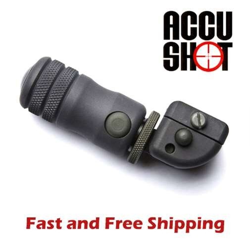 Accu Shot BT12-QK Precision Rail Monopod w/ Quick Adjust Button/Knob 3.75-4.65"