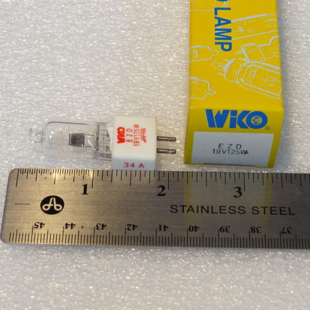 WIKO EZD 19V 125W Microfilm Medical Lamp Bulb AVG Life 2000Hrs Made in Japan