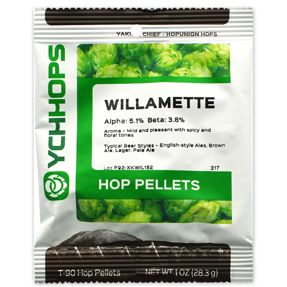 Willamette Pellet Hops - 1 oz. for Home Brew Beer Making