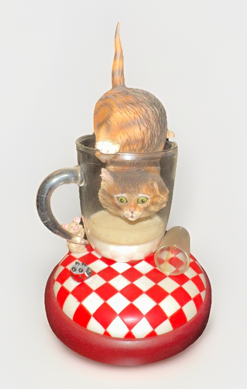 Danbury Mint Curiosity Cats Comical Cats