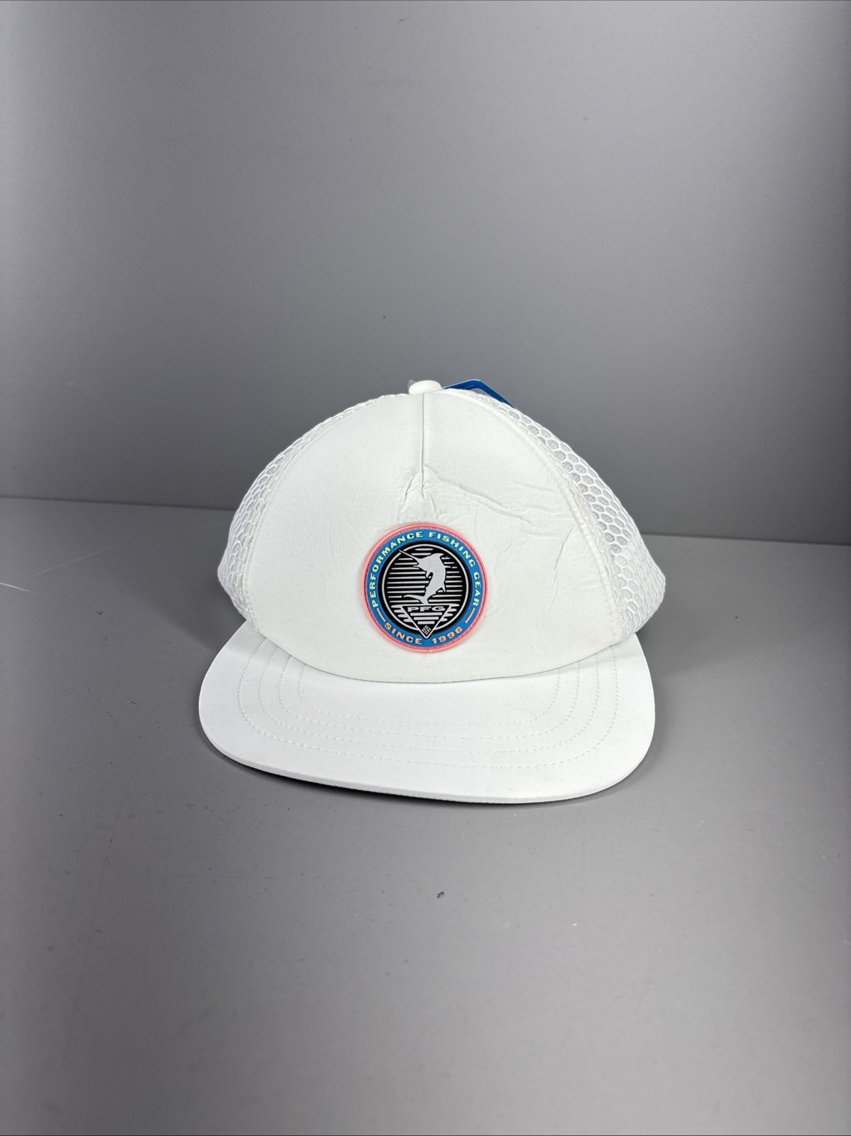 Columbia Skip Cast 3D Stretch Mesh Snap Back Unisex O/S White