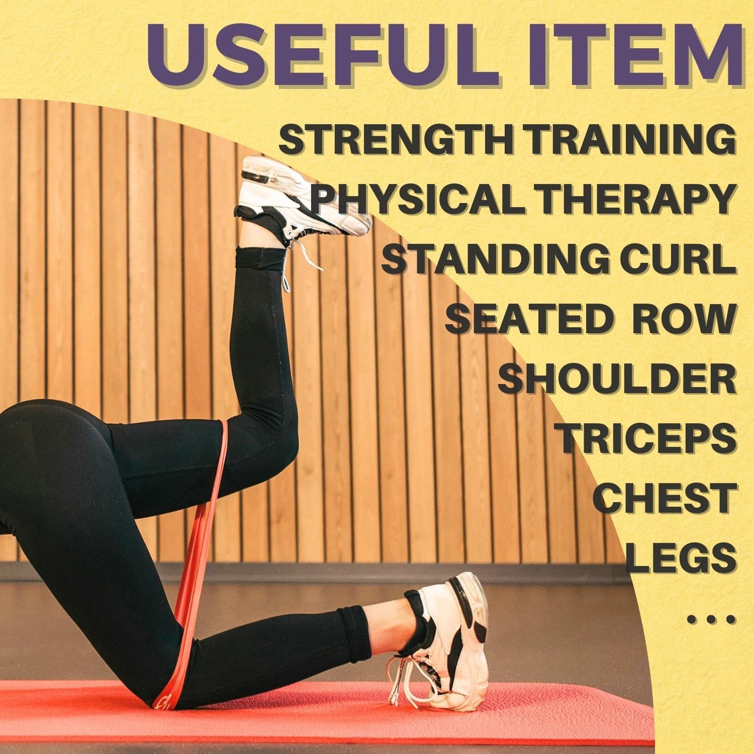 Versatile Resistance Bands for Strength Training and Recovery - Lightweight Set