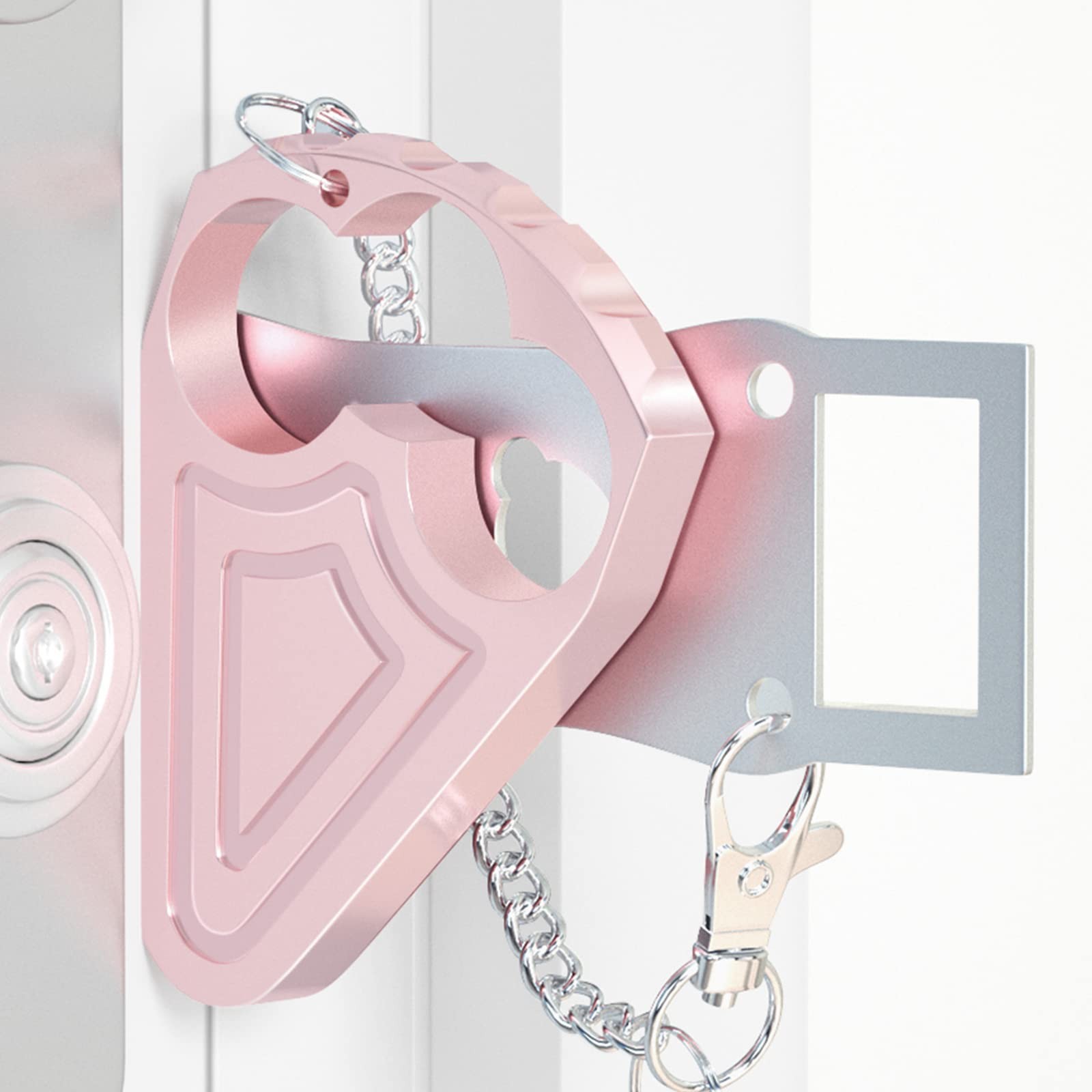 Portable Door Lock for Hotel Door Safety- Metal Hotel Door Locks for Traveler...
