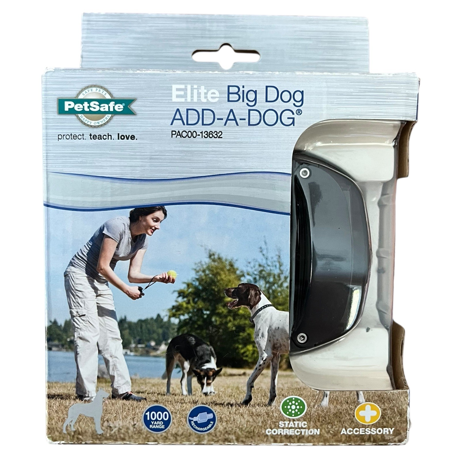 PetSafe Elite Big Dog Shock Dog Add-A-Collar Receiver 1000 PAC00-13632 BRAND NEW
