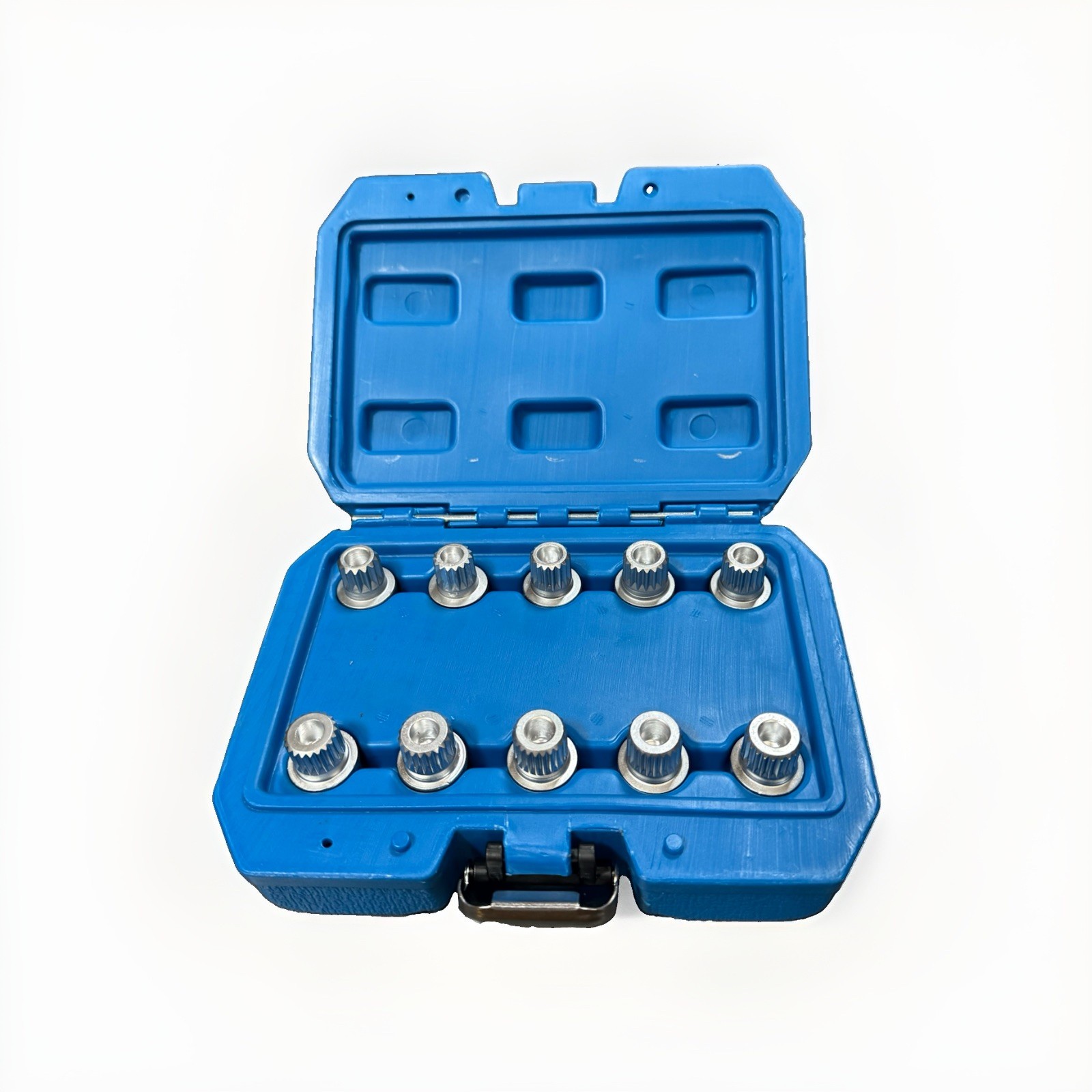 10pcs Wheel Lock Lug Nut Key Removal Kit Anti-Theft Screw Spline Socket for BMW