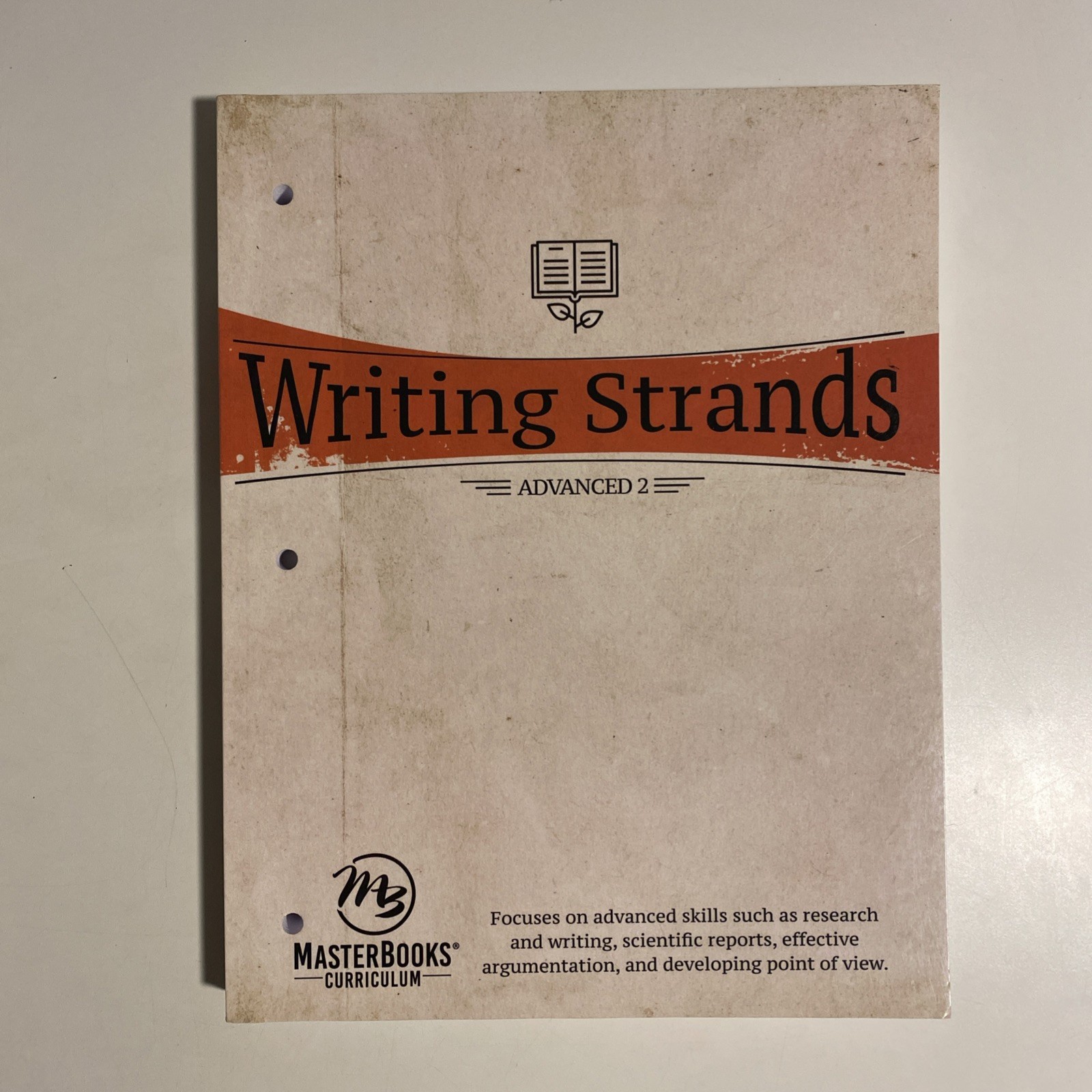 Master Books Writing Strands Advanced 2, Like New
