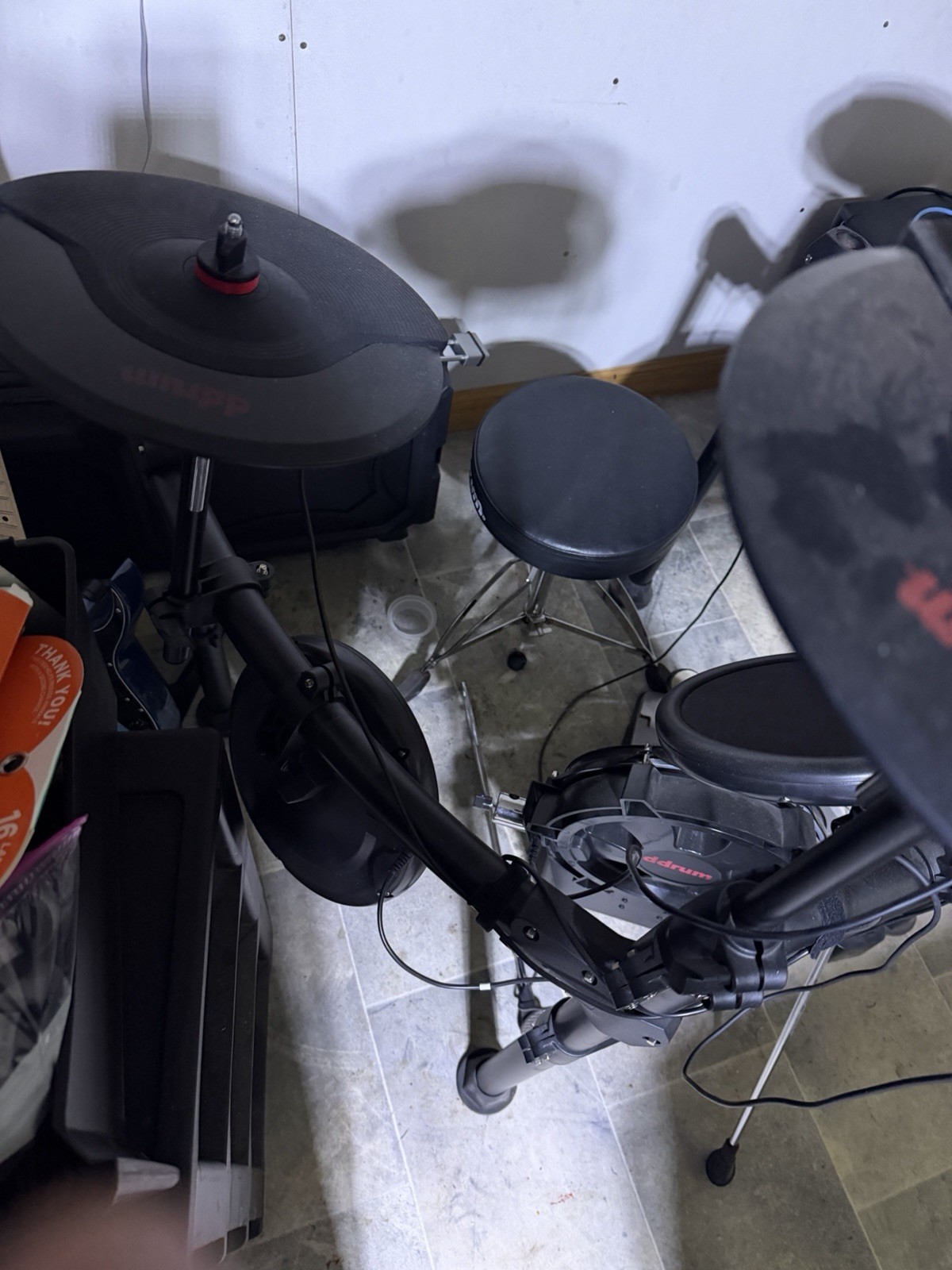 Ddrum E-Flex BT8 Electronic Drum Kit with Power Supply (Needs Repair)