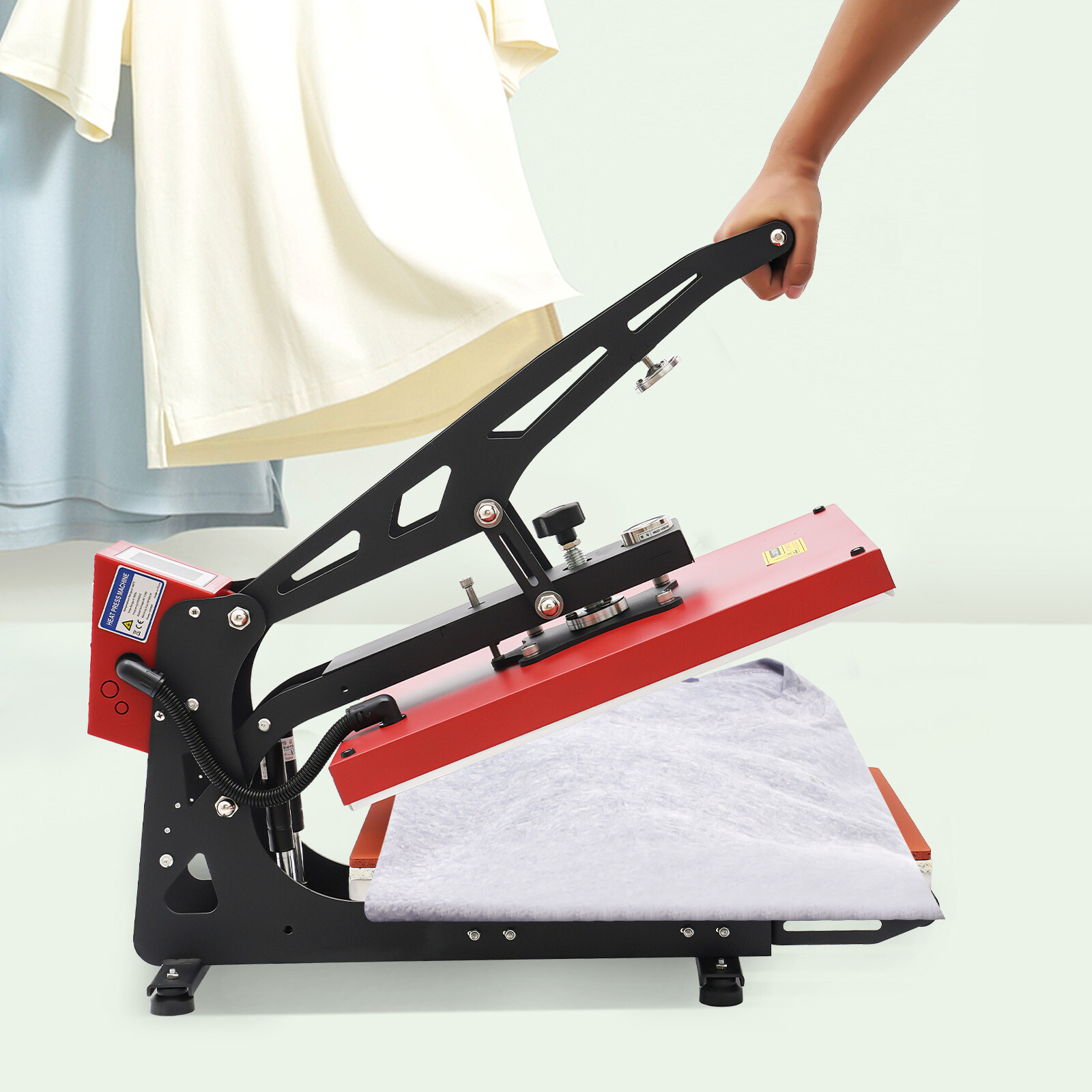 16"x20" Transfer Machine Auto Open Sublimation Swing Away DIY T-Shirt Heat Press