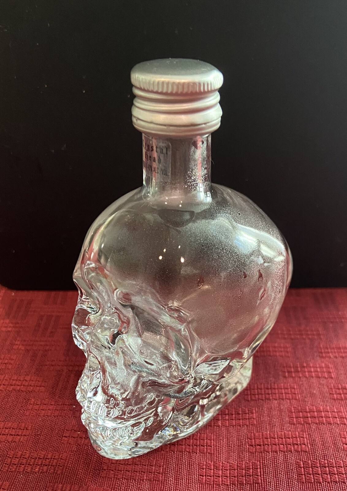 Crystal Head Vodka 50ML Glass Skull Empty Bottle With Cap
