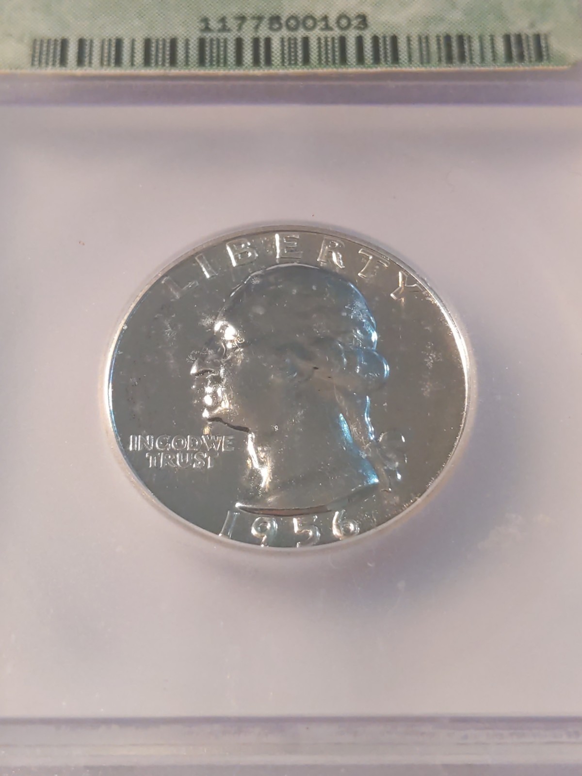1956 ICG PR70 25C Quarter
