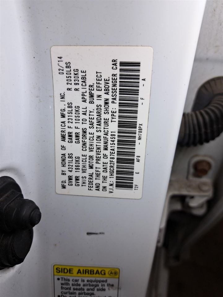 2014 Accord Jack Sku#4417854
