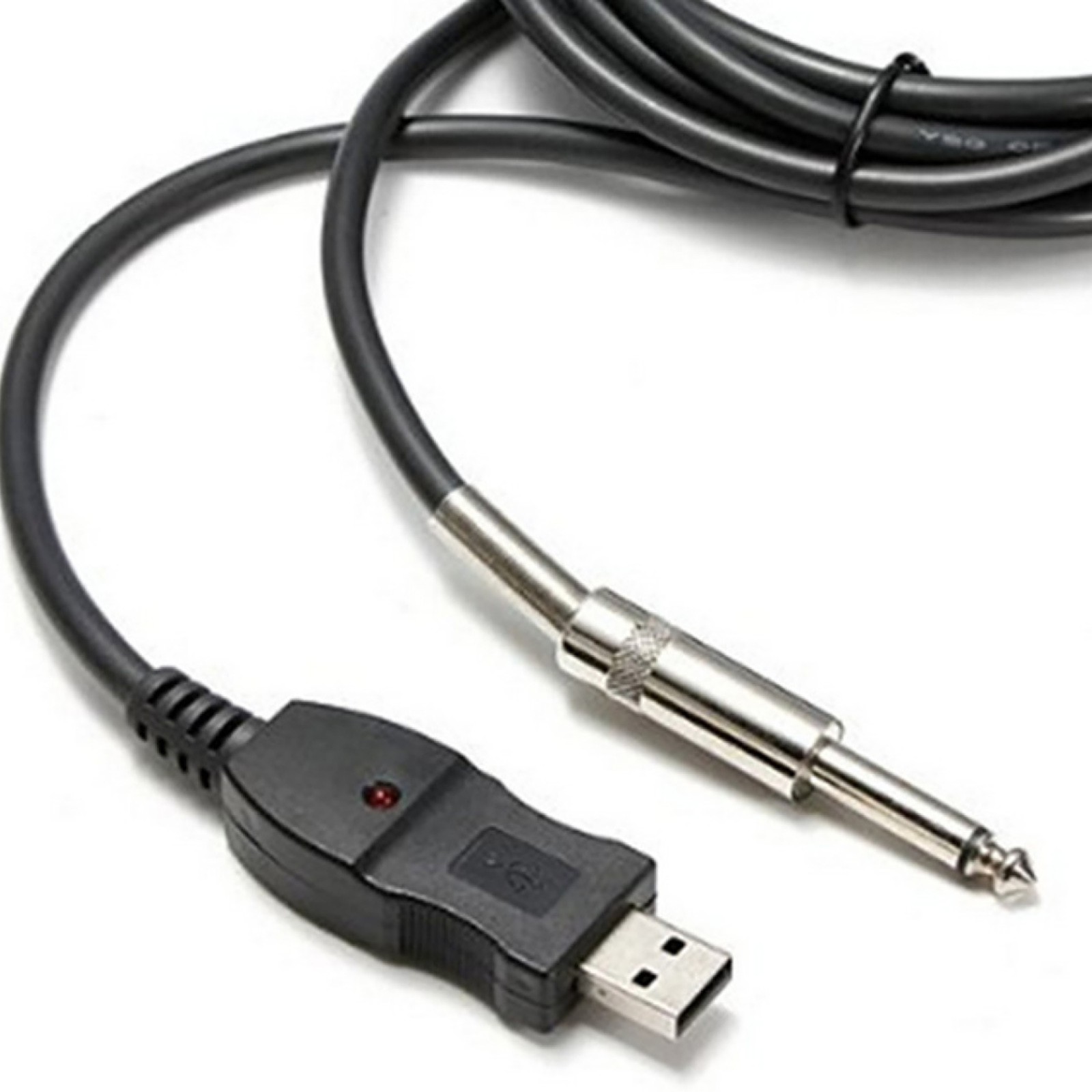 USB To USB 6.3mm Link Cable Adapter PC Record USB Guitar Cord For Guitar Bass