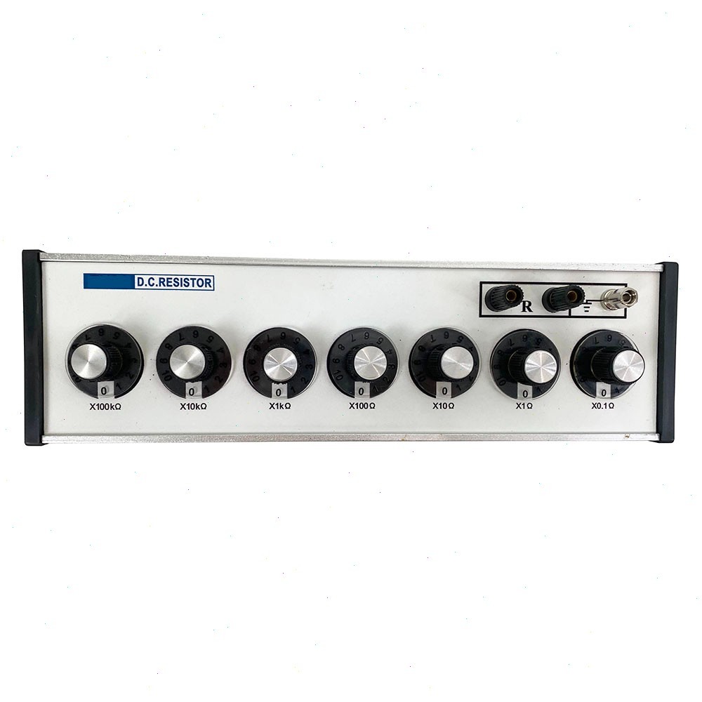 DC Resistance Box 7 Dials DC Resistor Decade Resistor with Range 0.1-1111111.0Ω
