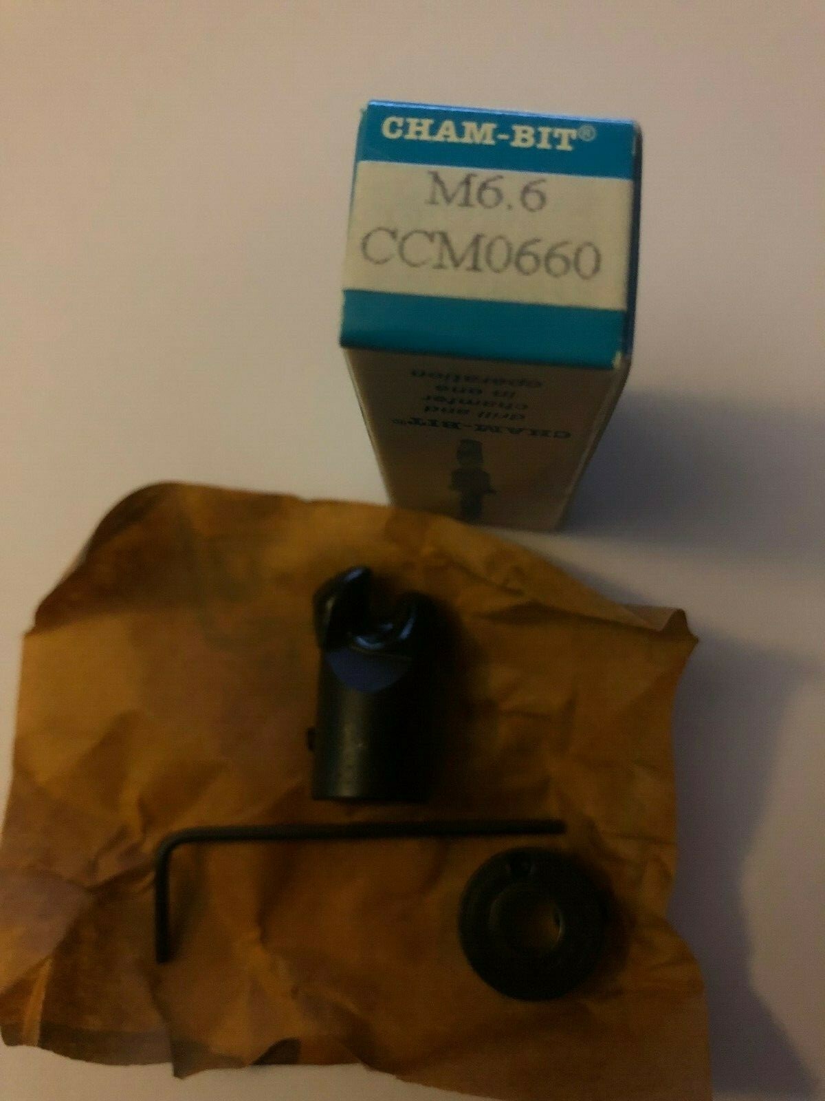 Vernon Devices Cham-Bit M6.6 90deg CCM0660, Drill Bit Chamfer Attachment **NEW**