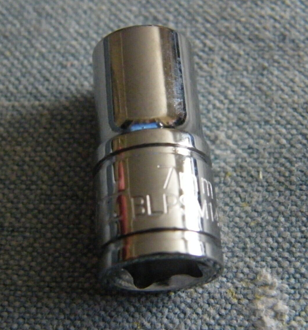 Blue Point 7mm 6 point 1/4" drive socket BLPSM147 shallow NEW unused