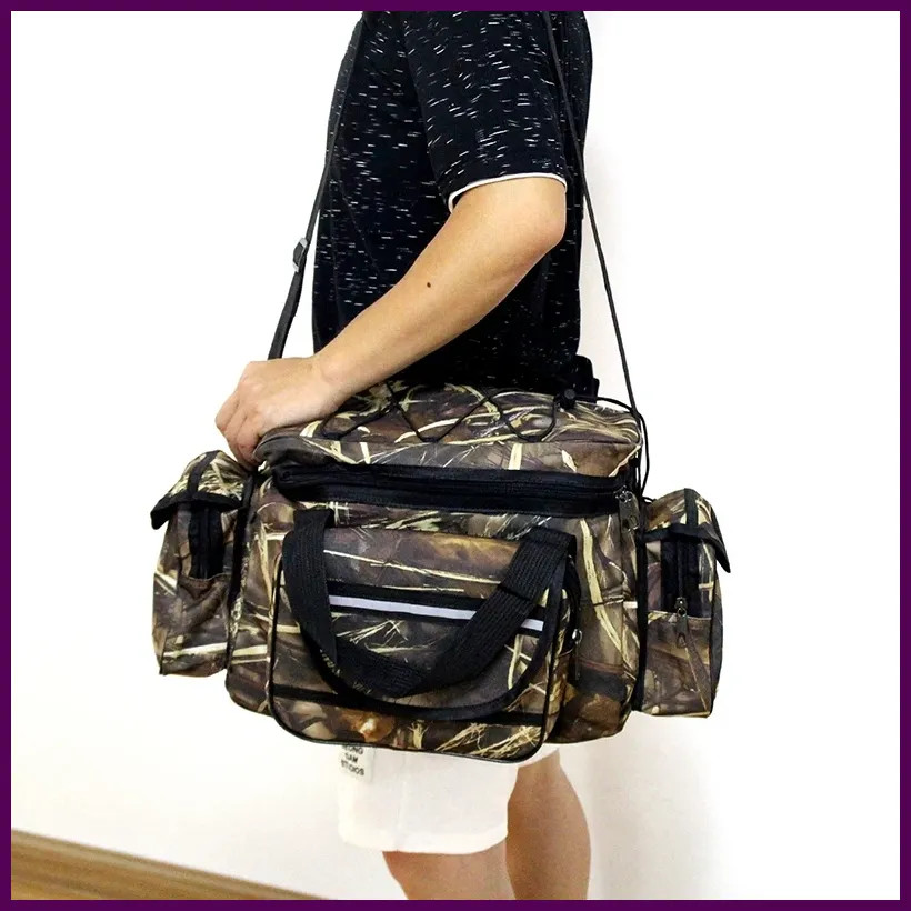 50*30*25cm Waterproof Fishing Bag Nylon Large Capacity Multi-Purpose Fishing
