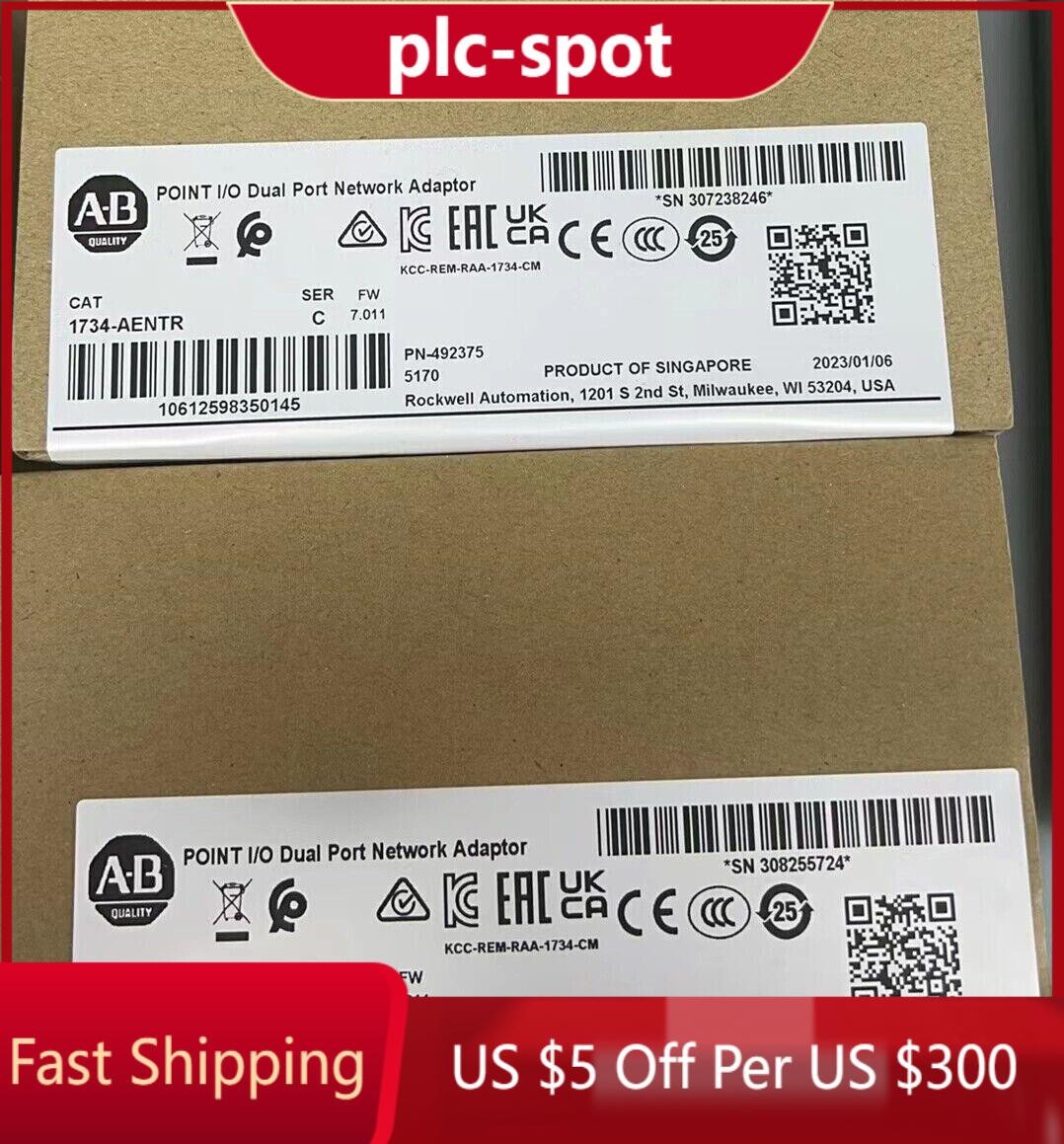 NEW Factory Sealed AB 1734-AENTR SER C POINT I/O Dual Port Network Adaptor