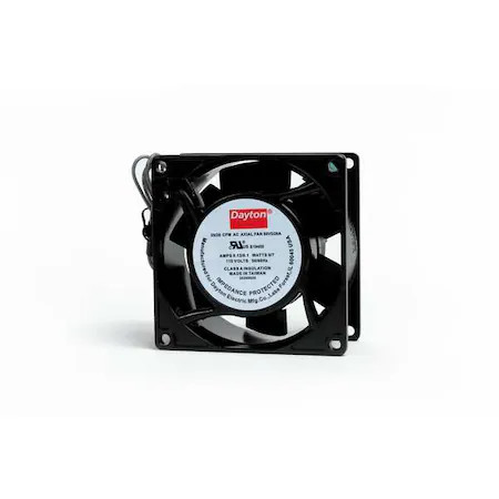 Dayton 55Vd28 Standard Square Axial Fan, 115V Ac, Aluminum, 3 1/8 In W.