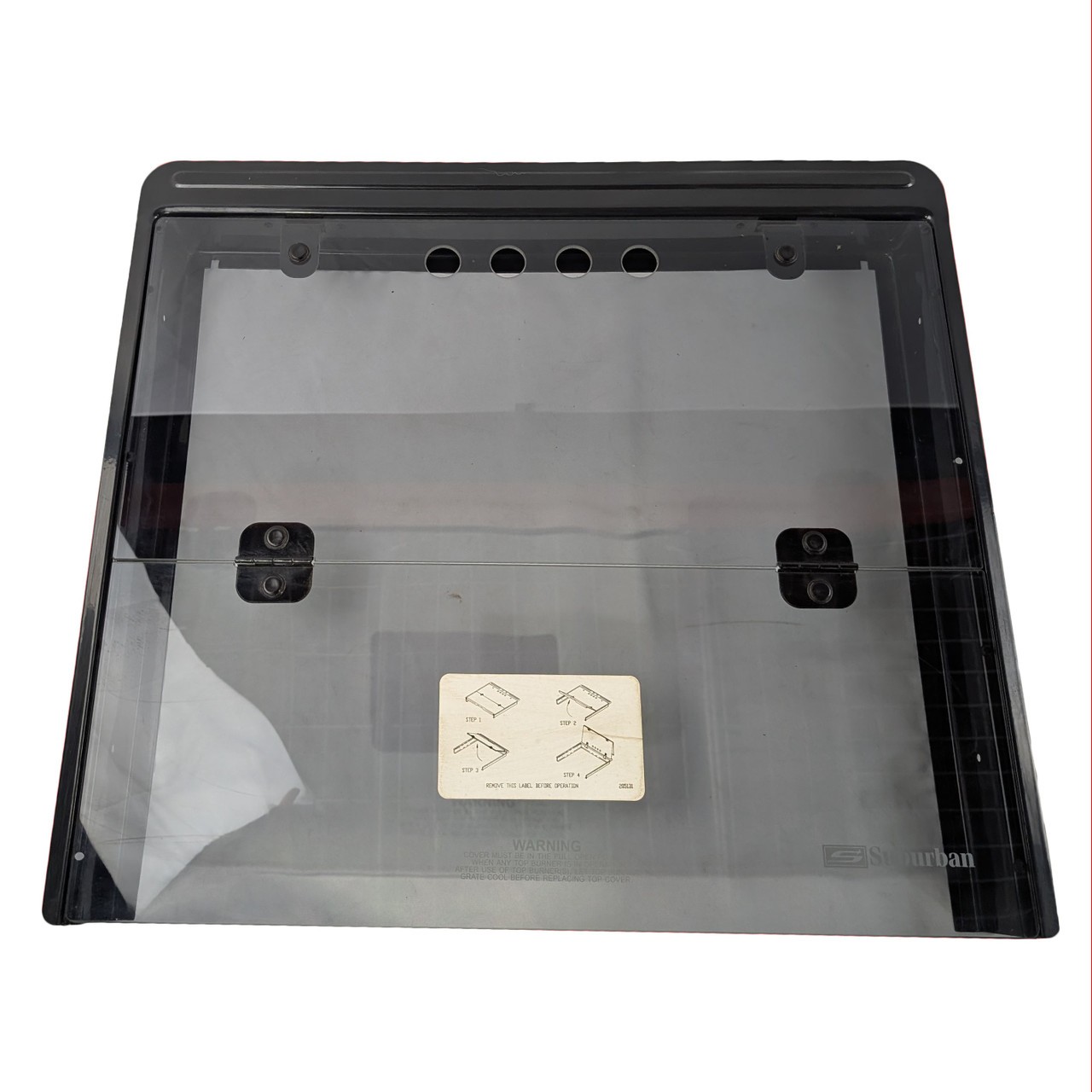 Suburban 3 Burner Stove Top & Glass Cover Replacement Cook Top RV Camper Trailer