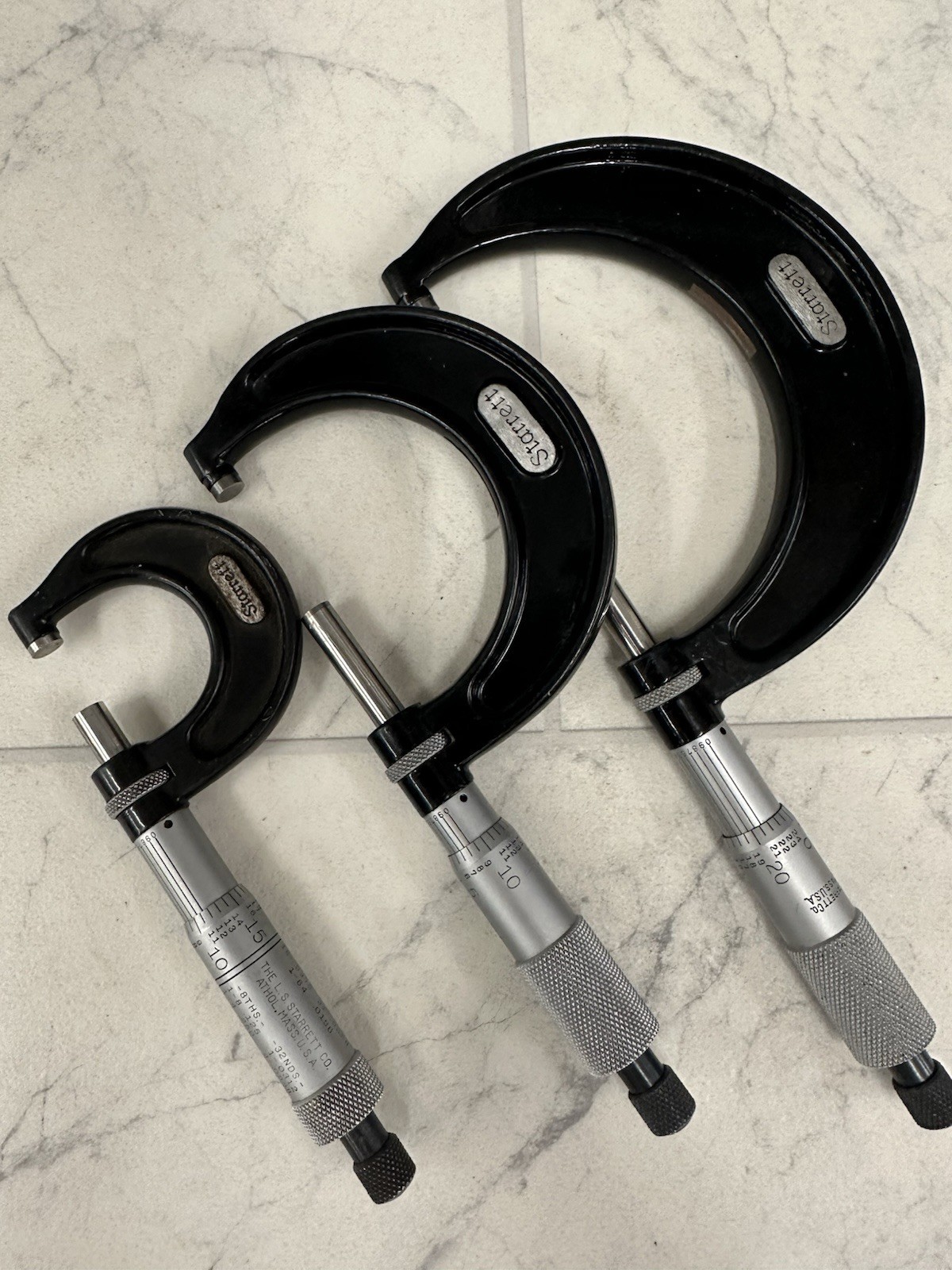 STARRETT 3PC CALIPER SET