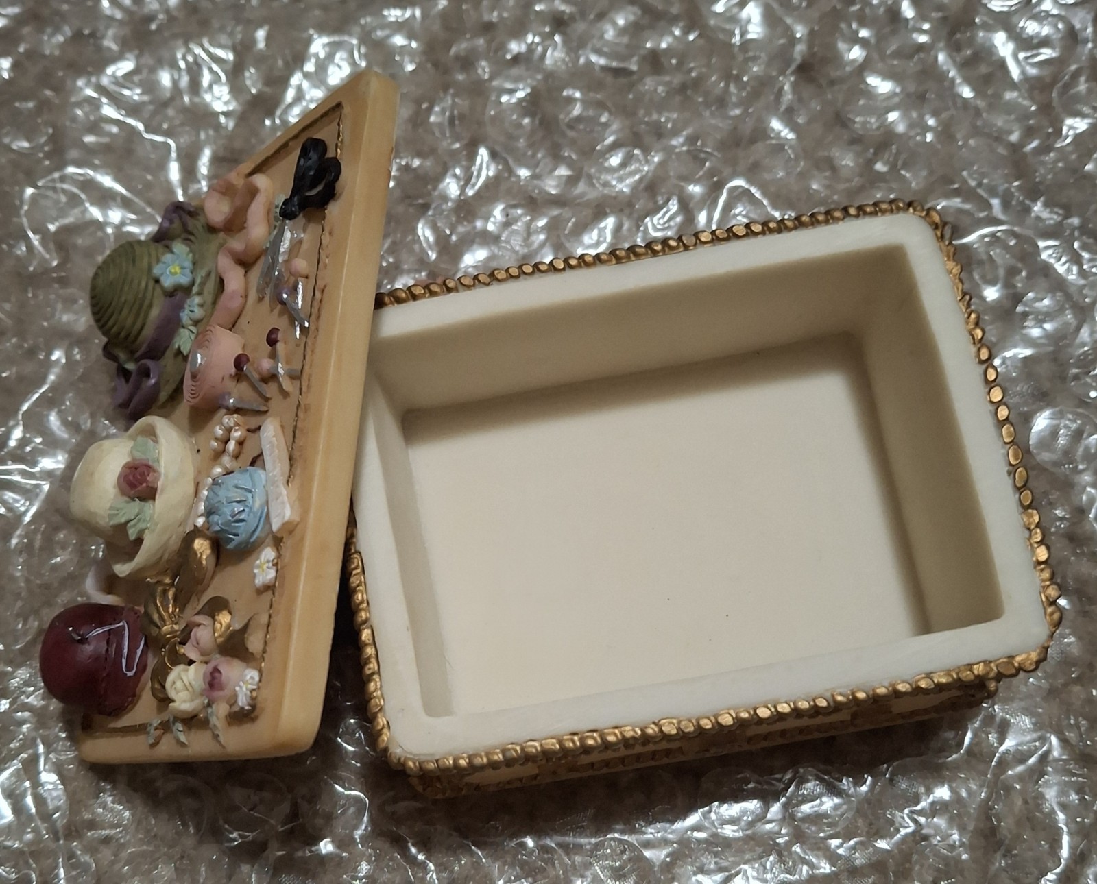 trinket box Hand Painted New