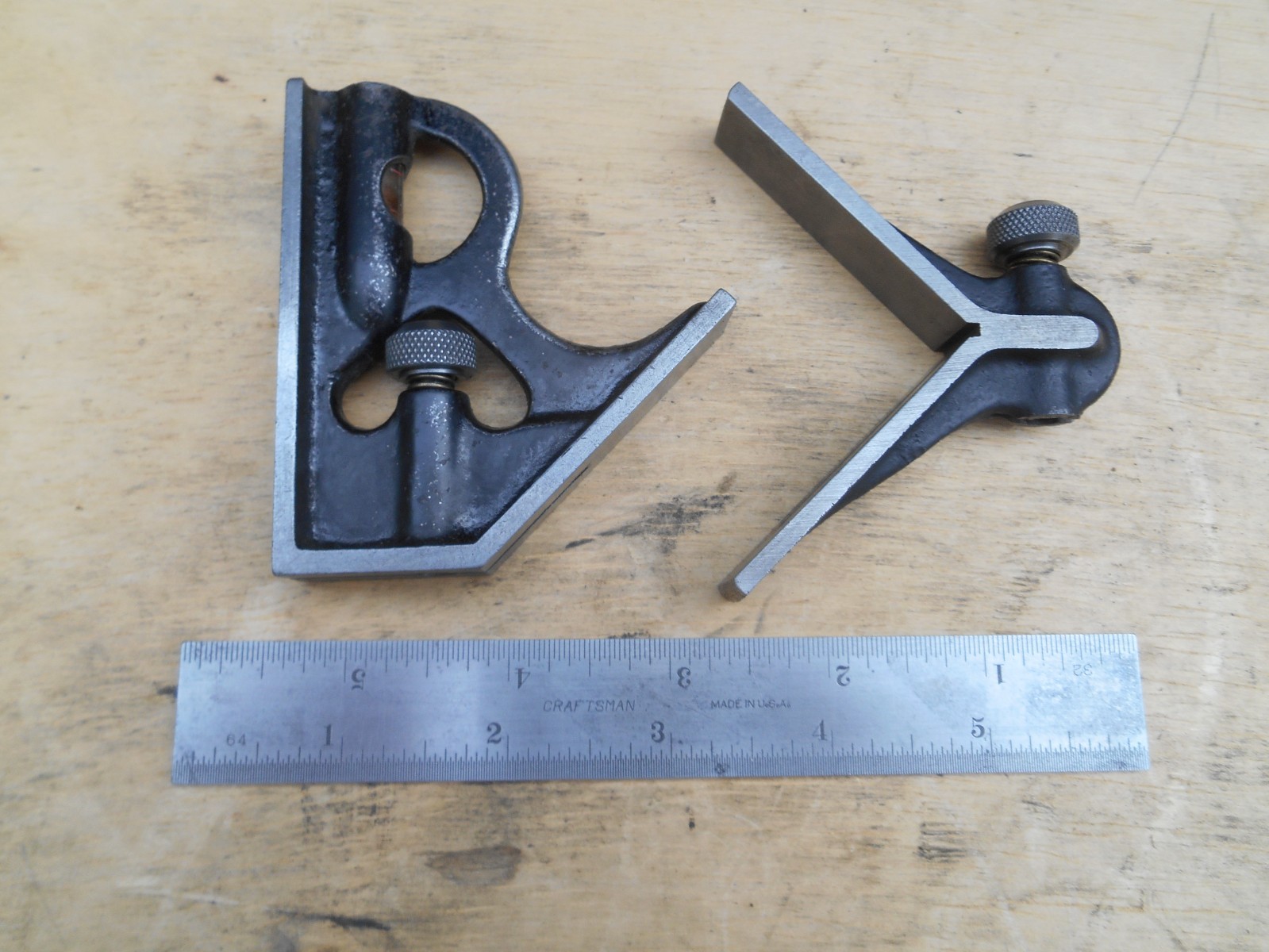CRAFTSMAN 6 " COMBINATION SQUAE SET , 3 PIECE