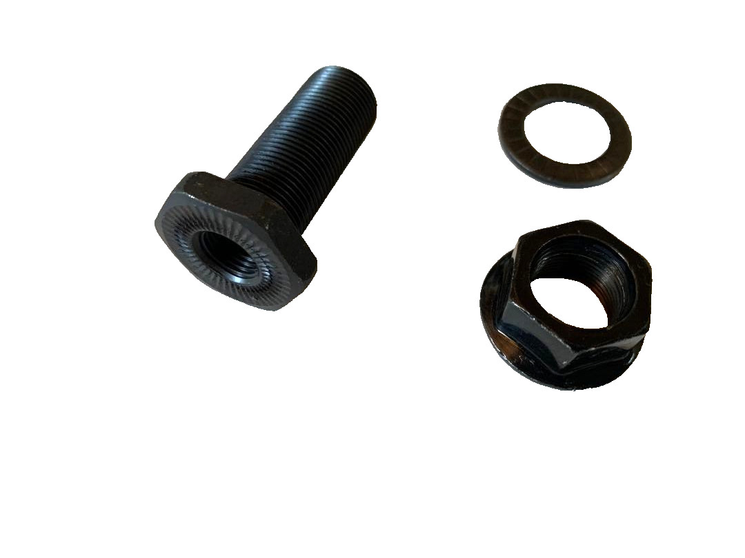 PAIR Bicycle Hub Axle Adapters 3/8" to 14MM Dropout Steel BMX MTB Cruiser Bikes
