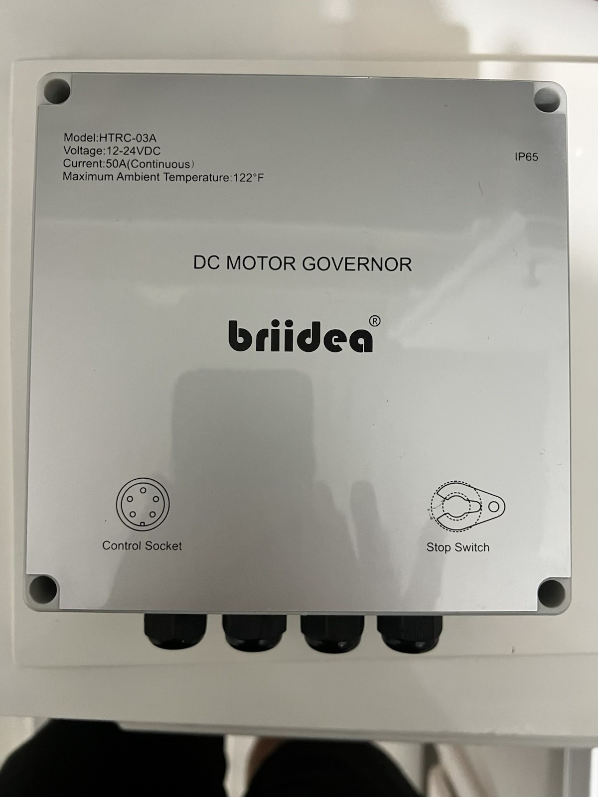 Briidea 12V 24V 50A DC Motor Governor Speed Controller HTRC-03A Main Box Replace