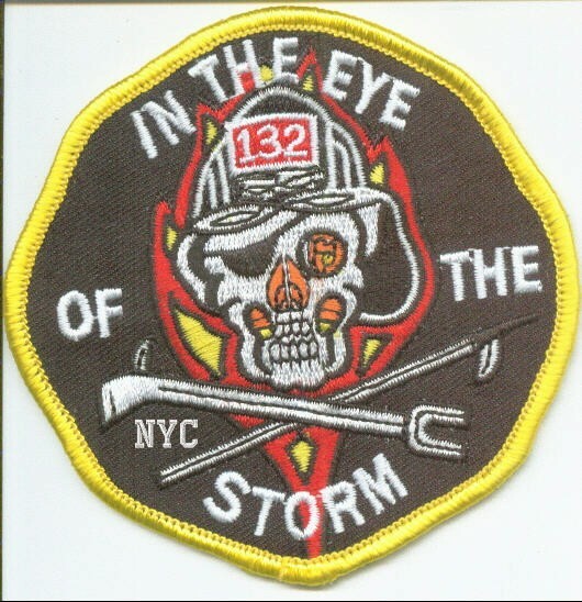 New York City Fire Department Ladder 132 In The Eye Of The Storm Patch