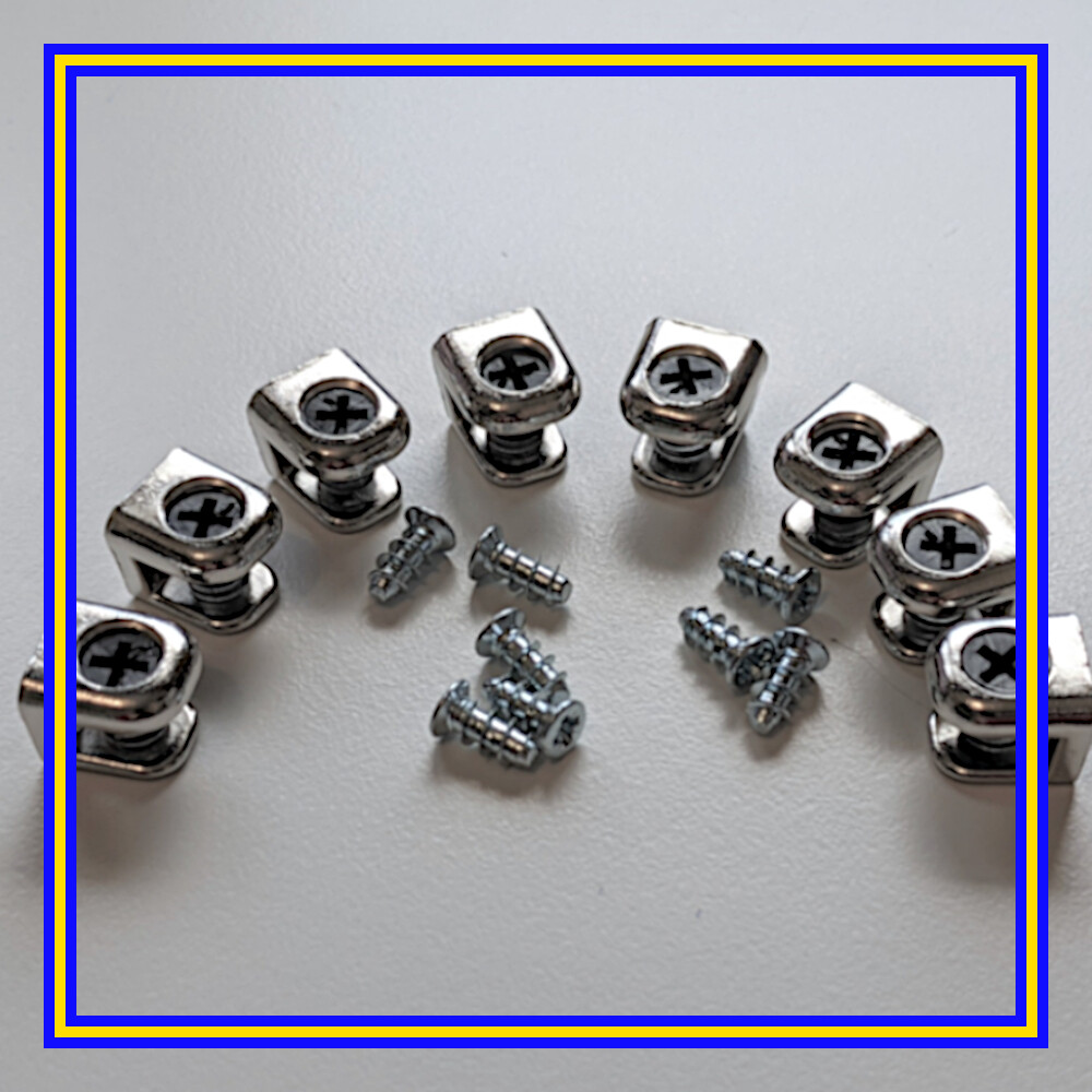 114996 x 8 (113928) IKEA BESTA Bookcase Glass Shelf Support (brackets screws)