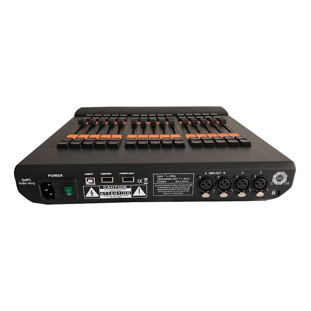 stage lighting dmx512 controller fader wing onpc